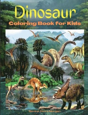 bokomslag Dinosaur Coloring Book for Kids