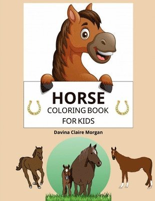 bokomslag Horse Coloring Book for Kids