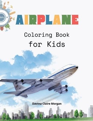 bokomslag Airplane Coloring Book for Kids