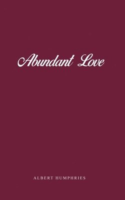 bokomslag Abundant Love