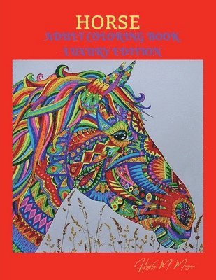 bokomslag Horse Adult Coloring Book Luxury Edition