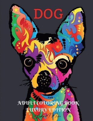 bokomslag Dog Adult Coloring Book Luxury Edition