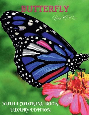 Butterfly Adult Coloring Book Luxury Edition 1