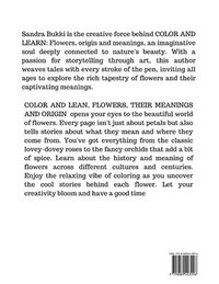 bokomslag COLOR AND LEARN; Flowers, their meanings and origin