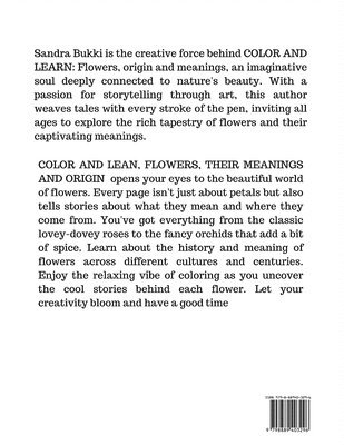 bokomslag COLOR AND LEARN; Flowers, their meanings and origin