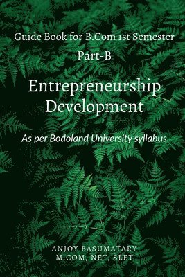 Gudie Book for B.Com 1st Semester Entrepreneurship Development 1