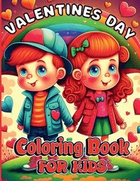 bokomslag Valentines Day Coloring Book for kids