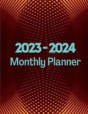 bokomslag 2023-2024 Monthly Planner for Men with Minimalist Cover