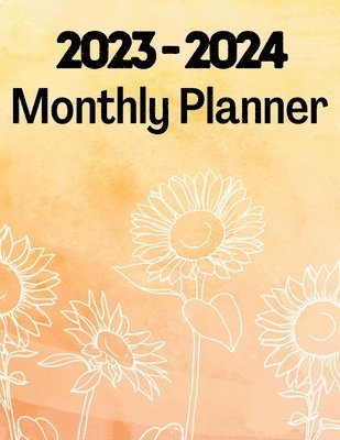 bokomslag 2023-2024 Monthly Planner with Sunrise Cover