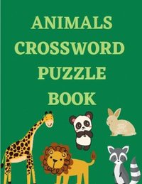bokomslag Animals Crossword Puzzle Book