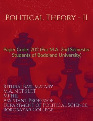 Rituraj Basumatary, Basumatary,Rituraj - Political Theory - II, Häftad