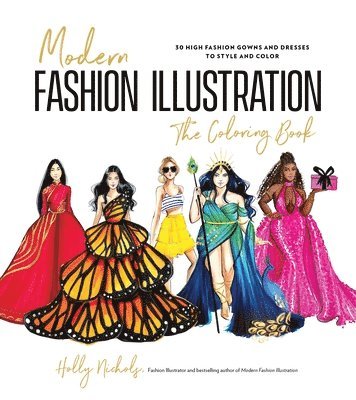 Modern Fashion Illustration: The Coloring Book 1