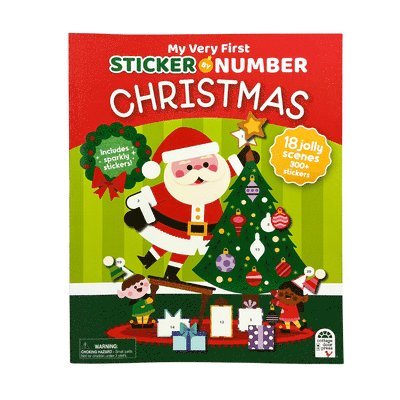 My Very First Sticker by Number Christmas