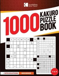 bokomslag Kunlektra Brain Teaser 1000+ 9 x 9 Kakuro Puzzle Book for Adults