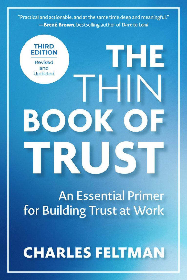 The Thin Book of Trust, Third Edition 1