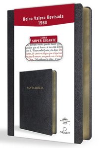 bokomslag Biblia Reina Valera Revisada 1960 Letra Súper Gigante, Símil Piel Negro / Spanish Bible Rvr 1960 Super Giant Print, Black Leathersoft