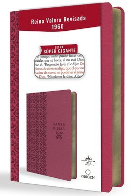 Reina Valera Revisada 1960 - Biblia Reina Valera Revisada 1960 Letra Súper Gigante, Símil Piel Fucsia Rosada / Spanish Bible Rvr 1960 Super Giant Print, Fuchsia Pink Leathersoft, Häftad