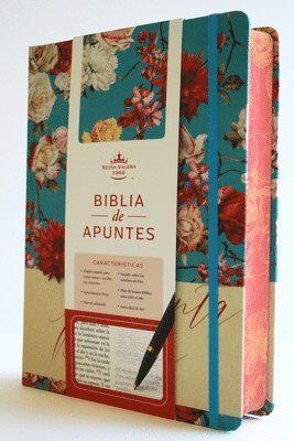 bokomslag Biblia de Apuntes Rvr 1960 Tapa Dura, Azul Celeste Con Flores (Edición Cantos Pintados) / Spanish Journaling Bible Rvr 1960 Hardcover Light Blue with Flowers