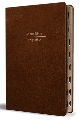 bokomslag Biblia Bilingüe Reina Valera 1960 (Esv) Letra Grande Símil Piel Marrón Con Índice/ Bilingual Bible Rvr 1960 (Esv) Large Print Brown Leathersoft with Thumb