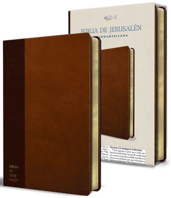 bokomslag Biblia Jerusalén Latinoamericana Símil Piel Marrón / Spanish Jerusalem Bible, Latinamerican Brown Leathersoft