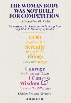 Leston Black - Woman Body Was Not Built for Competition, Inbunden