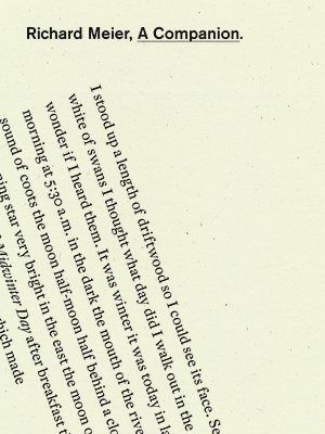 Richard Meier - Companion, Häftad