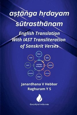 bokomslag a&#7779;&#7789;&#257;&#7749;ga h&#7771;dayam s&#363;trasth&#257;nam: English Translation With IAST Transliteration of Sanskrit Verses