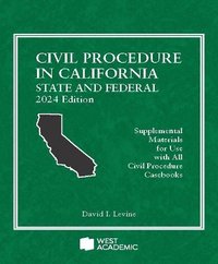 bokomslag Civil Procedure in California