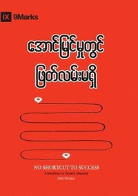 bokomslag No Shortcut to Success (Burmese)