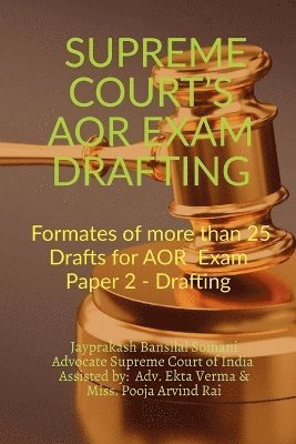 bokomslag Supreme Court's Aor Exam- Drafting