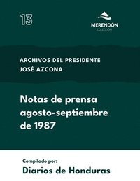 bokomslag Notas de prensa agosto-septiembre 1987