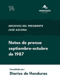 bokomslag Notas de prensa septiembre-octubre 1987