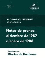 bokomslag Notas de Prensa diciembre de 1987 a enero de 1988