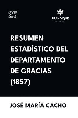 bokomslag Resumen Estadístico del Departamento de Gracias (1857)