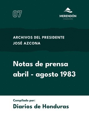 Notas de prensa abril-agosto de 1983 1