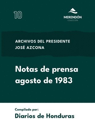 bokomslag Notas de prensa agosto de 1983