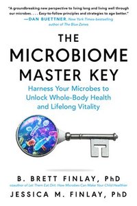 bokomslag The Microbiome Master Key: Unlock Whole-Body Health and Lifelong Vitality by Harnessing the Microbes Living In, On, and All Around You