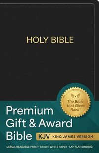 bokomslag KJV Holy Bible: Premium Gift and Award Bible, Black Imitation Leather