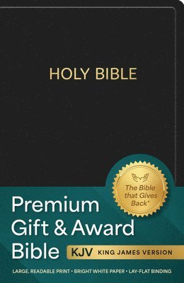 bokomslag KJV Holy Bible: Premium Gift and Award Bible, Black Imitation Leather: King James Version Bible