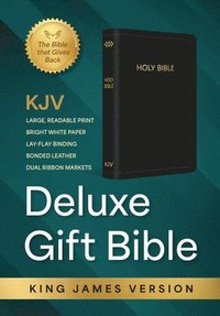 bokomslag KJV Holy Bible: Deluxe Gift Bible - Black Bonded Leather, Thumb Indexed: King James Version Bible