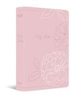 Global Publishing Partners - KJV Holy Bible: Deluxe Gift Bible - Pink Flowers: King James Version Bible, Ribbon Marker, Red Letter Edition, Readable Type, Inbunden