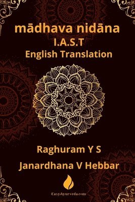 bokomslag madhava nidana I.A.S.T: English Translation With I.A.S.T Transliteration of Sanskrit Verses