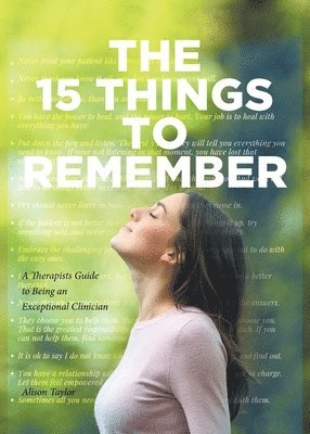 Alison Taylor - 15 Things to Remember, Häftad