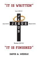 bokomslag "It Is Written" "It Is Finished"