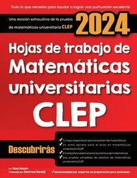 bokomslag Hojas de trabajo de matemticas universitarias CLEP