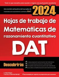 bokomslag Hojas de trabajo de matemticas de razonamiento cuantitativo DAT