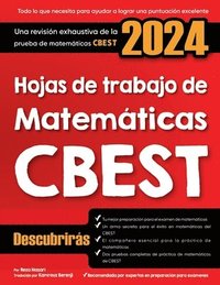 bokomslag Hojas de trabajo de matemticas de CBEST
