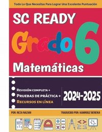 bokomslag 10 pruebas completas de prctica de matemticas SC Ready Grado 6