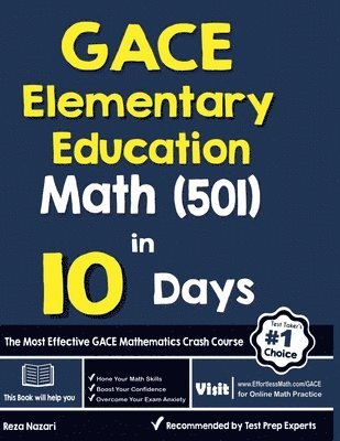 bokomslag GACE Elementary Education Math (501) in 10 Days