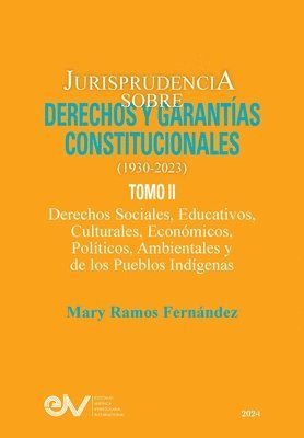 bokomslag JURISPRUDENCIA SOBRE DERECHOS Y GARANTAS CONSTITUCIONALES. 1930-2023. TOMO II. Derechos sociales, educativos, culturales, econmicos, polticos, ambientales y de los pueblos indgenas